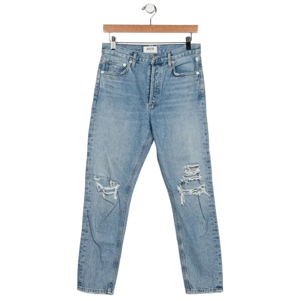 AGOLDE Jamie High Rise Spectator Classic Straight Leg Jeans‎ Organic Offduty 25
